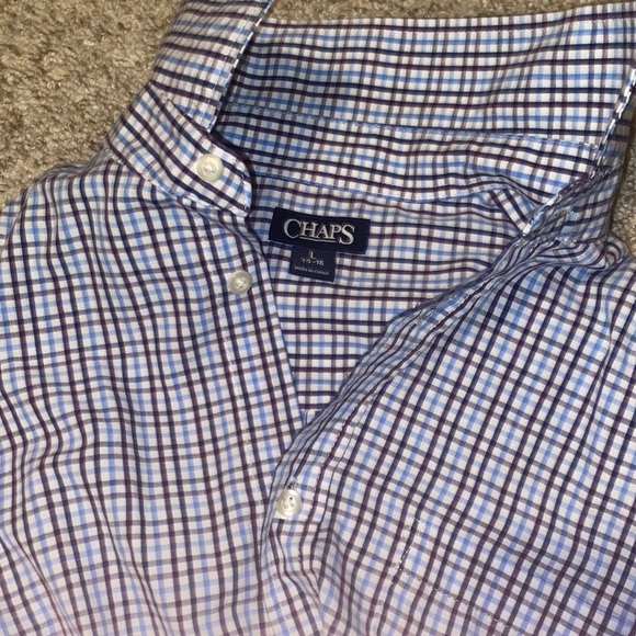 Youth large patterned button down - Picture 2 of 2